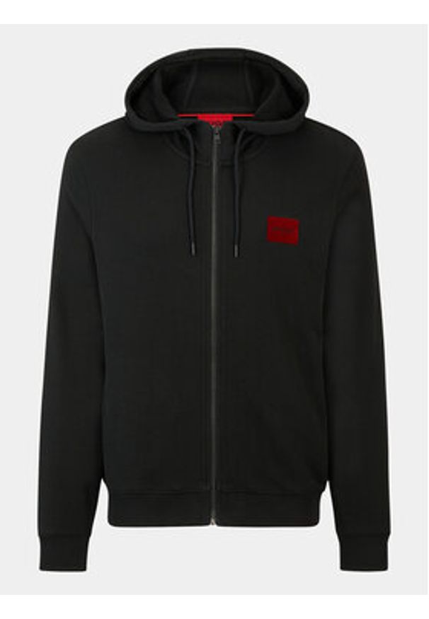 Hugo Bluza Daple_V 50501016 Czarny Regular Fit. Kolor: czarny. Materiał: bawełna