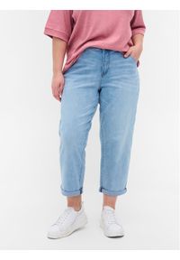 Zizzi Jeansy J10653A Niebieski Loose Fit. Kolor: niebieski #1