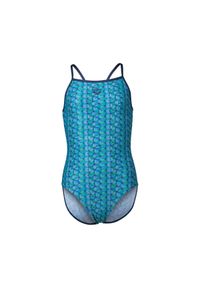 Dziewczęcy jednoczęściowy kostium kąpielowy Arena Starfish Lightdrop. Kolor: niebieski #1