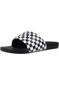 Vans - Sandały VANS LA COSTA SLIDE-ON Biały. Zapięcie: bez zapięcia. Kolor: biały, wielokolorowy, czarny. Materiał: materiał, syntetyk, tkanina. Szerokość cholewki: normalna. Sport: pływanie, turystyka piesza #1