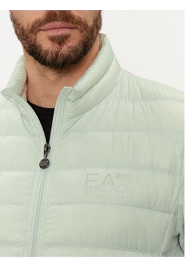 EA7 Emporio Armani Kurtka puchowa 8NPB01 PN29Z 1133 Szary Regular Fit. Kolor: szary. Materiał: syntetyk