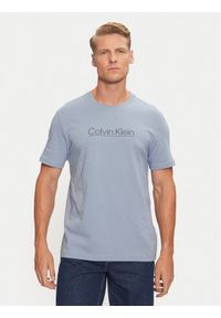 Calvin Klein T-Shirt K10K113587 Niebieski Regular Fit. Kolor: niebieski. Materiał: bawełna