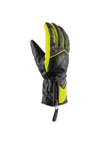 Rękawice narciarskie damskie Viking Atria Ski Lady ze skóra naturalną. Kolor: wielokolorowy, czarny. Materiał: skóra. Sport: narciarstwo