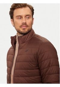 4f - 4F Kurtka zimowa 4FWAW24TDJAM483 Brązowy Regular Fit. Kolor: brązowy. Materiał: syntetyk. Sezon: zima #4