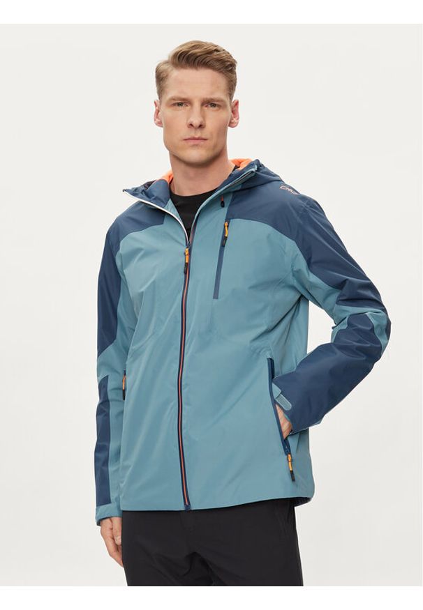 CMP Kurtka przeciwdeszczowa 34Z6547 Niebieski Regular Fit. Kolor: niebieski. Materiał: syntetyk