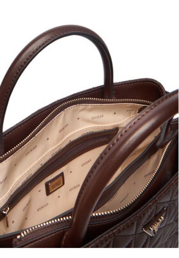 Guess Torebka Paisleigh HWQG98 83060 Brązowy. Kolor: brązowy. Materiał: skórzane