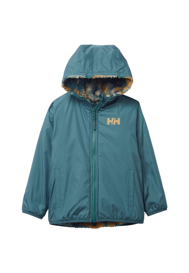 Odwracalna wodoodporna kurtka dla dzieci Helly Hansen Champ. Kolor: zielony