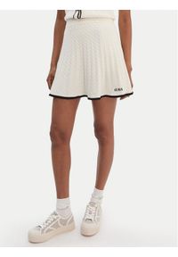 Guess Spódnica mini V6RD07 Z4652 Écru Regular Fit. Materiał: syntetyk #1