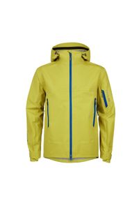 Kurtka trekkingowa męska - Milo Gaja - Gelanots®. Kolor: żółty. Materiał: poliester. Sport: turystyka piesza