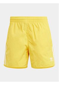 Adidas - adidas Szorty sportowe adicolor Classics Sprinter IM9418 Żółty Regular Fit. Kolor: żółty. Materiał: syntetyk. Styl: sportowy #7