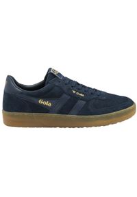 Trenerzy Gola Hawk Suede 86. Kolor: niebieski #1