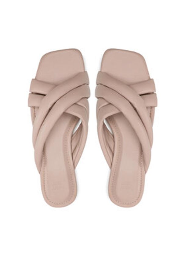 Jenny Fairy Klapki LS5692-04 Beżowy. Kolor: beżowy. Materiał: skóra