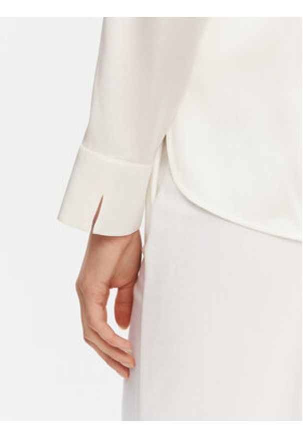 Max Mara Leisure Koszula Kadiak 2516111027650 Écru Regular Fit. Kolor: kremowy. Materiał: jedwab