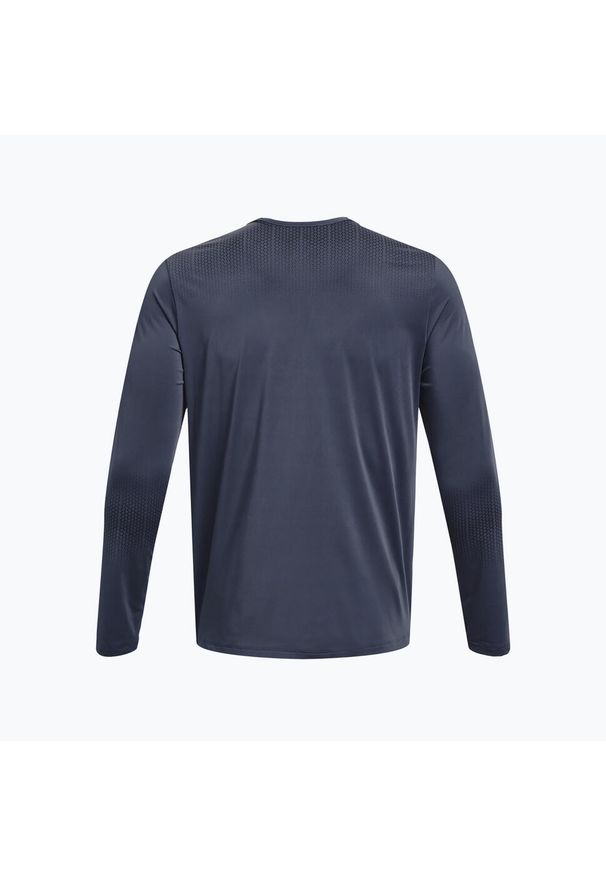 Koszulka fitness męska Under Armour Armourprint z długim rękawem. Kolor: szary. Długość rękawa: długi rękaw. Długość: długie. Sport: fitness