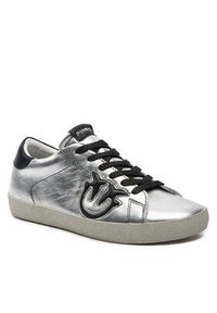 Pinko Sneakersy Seattle AI 23-24 BLKS1 101631 A12P Srebrny. Kolor: srebrny. Materiał: skóra #2
