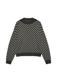 Vero Moda Sweter Capricorn 10331893 Czarny Regular Fit. Kolor: czarny. Materiał: bawełna #3