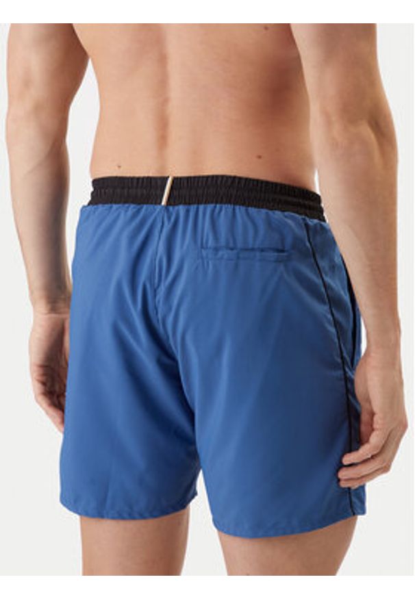 BOSS Szorty kąpielowe Starfish 50514429 Niebieski Regular Fit. Kolor: niebieski. Materiał: syntetyk