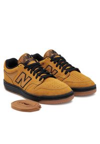 New Balance Sneakersy NM480GDT Brązowy. Kolor: brązowy. Materiał: skóra, zamsz #2