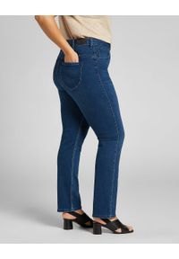 Lee - LEE CLASSIC STRAIGHT PLUS DAMSKIE SPODNIE JEANSOWE JEANSY DARK SYLVIE L32JPVWM #3