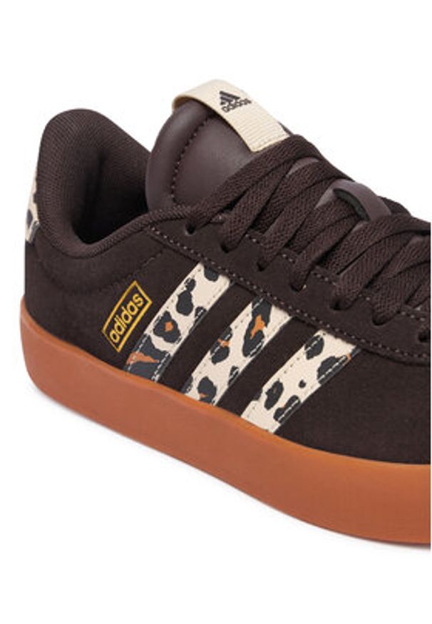 Adidas - adidas Sneakersy Vl Court 3.0 Shoes KI3347 Brązowy. Kolor: brązowy. Materiał: materiał