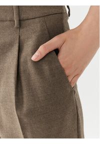 Weekend Max Mara Spodnie materiałowe Freccia 2351361133 Brązowy Slim Fit. Kolor: brązowy. Materiał: materiał, wełna #2
