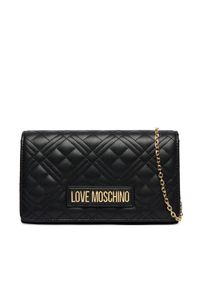Love Moschino - LOVE MOSCHINO Torebka JC4079PP0OLA0000 Czarny. Kolor: czarny. Materiał: skórzane #1
