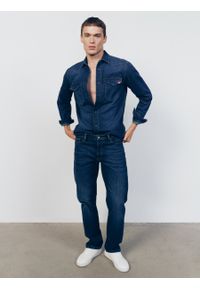 Big-Star - Spodnie jeans męskie Colt 315. Stan: podwyższony. Kolor: niebieski. Styl: klasyczny