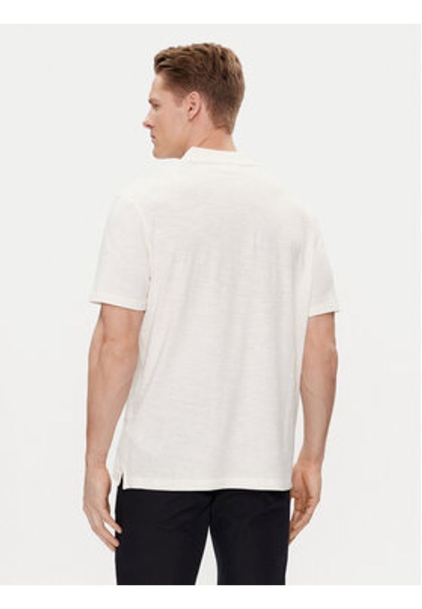 Calvin Klein Polo K10K112959 Écru Regular Fit. Typ kołnierza: polo. Materiał: bawełna