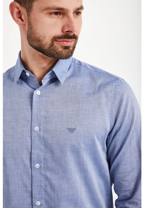 Emporio Armani - KOSZULA EMPORIO ARMANI. Okazja: na co dzień. Styl: casual, elegancki