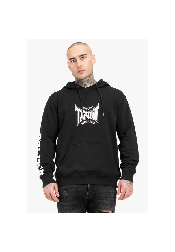 TAPOUT - Dres Tapout B3Li3Ve. Typ kołnierza: kaptur. Kolor: czarny, wielokolorowy, biały. Materiał: dresówka. Sport: joga i pilates