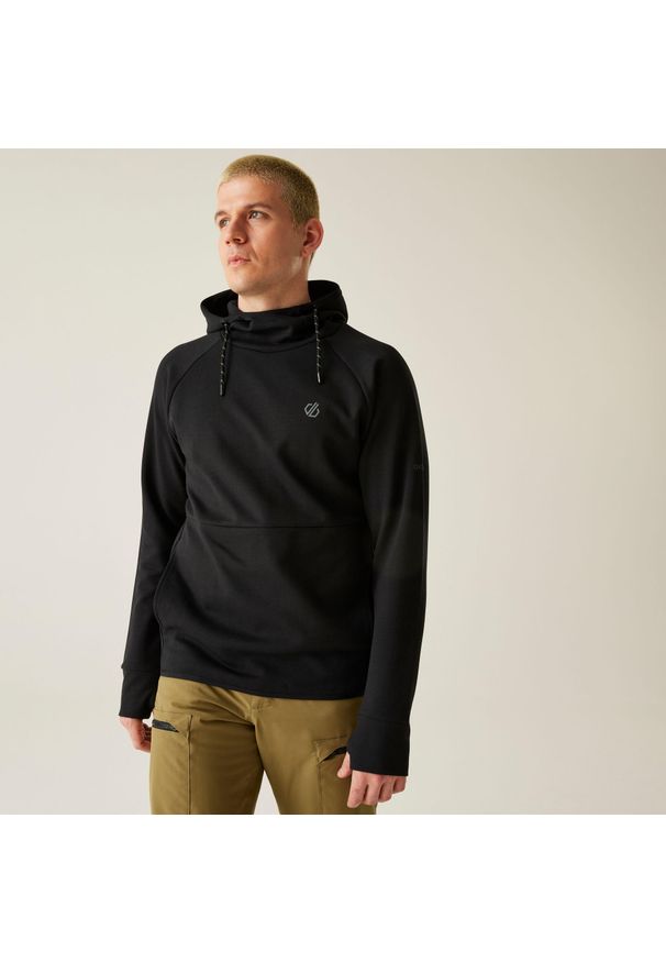 DARE 2B - Bluza męska z kapturem Ollie Dare 2b. Typ kołnierza: kaptur. Kolor: czarny. Materiał: materiał. Sezon: zima. Sport: narciarstwo