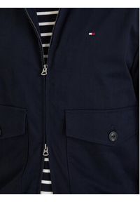 TOMMY HILFIGER - Tommy Hilfiger Kurtka przejściowa Harrington MW0MW42507 Niebieski Regular Fit. Kolor: niebieski. Materiał: bawełna #2