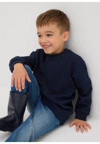 bonprix - Bluza z miękkiego materiału z bawełną (2 szt.). Kolor: niebieski. Materiał: materiał, bawełna