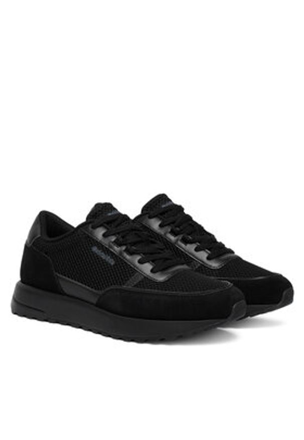 Calvin Klein Sneakersy City Runner Laceup Ny-Rec Su HM0HM02215 Szary. Kolor: szary. Materiał: zamsz, skóra