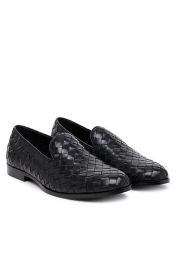 Aldo Półbuty Casino 13963667 Czarny. Kolor: czarny. Materiał: skóra