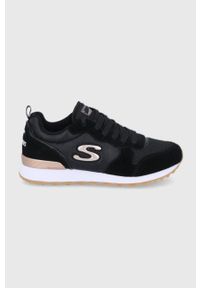 skechers - Skechers Buty kolor czarny na płaskiej podeszwie. Nosek buta: okrągły. Zapięcie: sznurówki. Kolor: czarny. Obcas: na płaskiej podeszwie #1