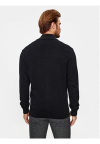 GANT - Gant Kardigan Casual Cotton Zip 8030164 Czarny Regular Fit. Okazja: na co dzień. Kolor: czarny. Materiał: bawełna. Styl: casual #5