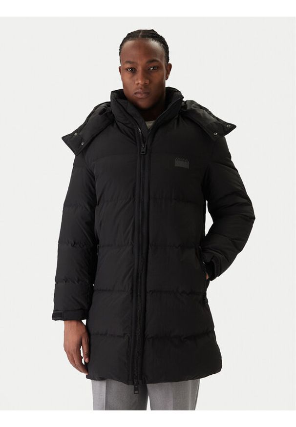 Hugo - HUGO Kurtka puchowa Magnuso2541 50546228 Czarny Regular Fit. Kolor: czarny. Materiał: syntetyk
