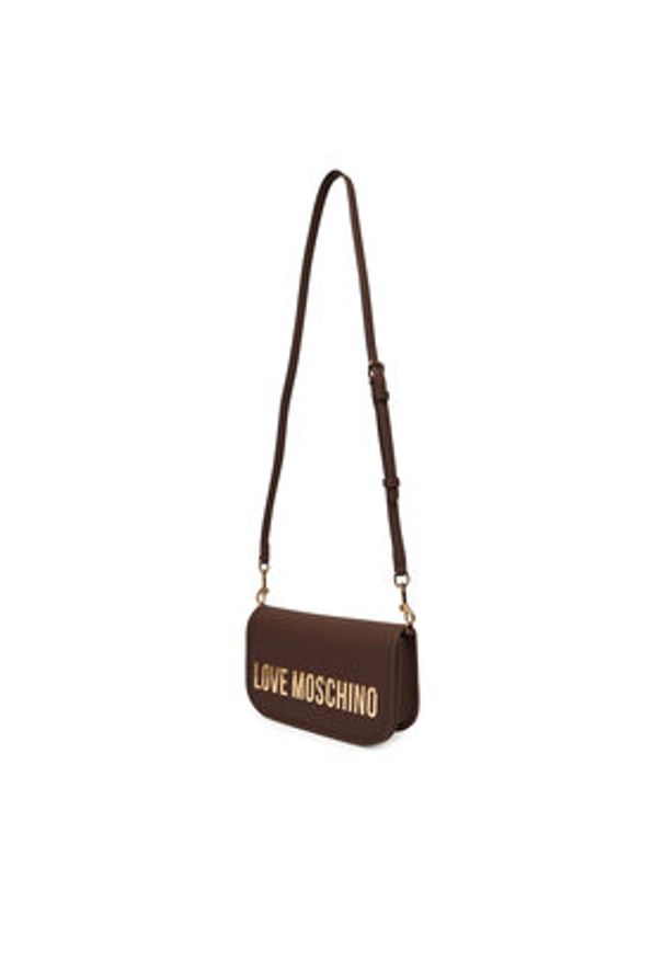 Love Moschino - LOVE MOSCHINO Torebka JC4028PP1NKD0301 Brązowy. Kolor: brązowy. Materiał: skórzane