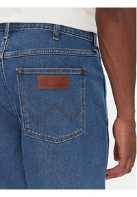 Wrangler Szorty jeansowe Frontier 112362493 Niebieski Relaxed Fit. Kolor: niebieski. Materiał: bawełna