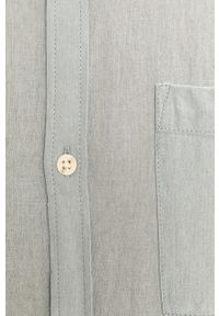 PRODUKT by Jack & Jones - Produkt by Jack & Jones - Koszula. Okazja: na co dzień. Typ kołnierza: button down. Kolor: niebieski. Materiał: tkanina, len, bawełna. Długość rękawa: krótki rękaw. Długość: krótkie. Wzór: gładki. Styl: casual #3