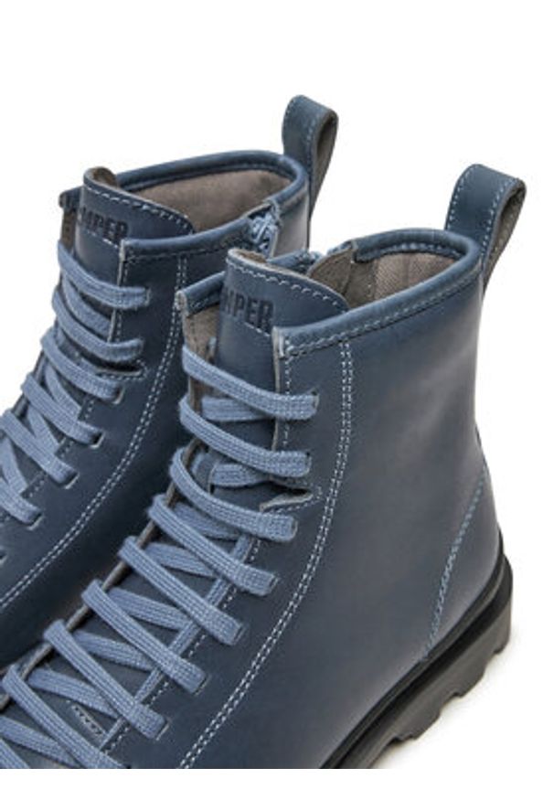 Camper Trzewiki Brutus K400325-049 Niebieski. Kolor: niebieski. Materiał: skóra