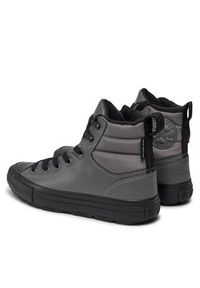 Converse Trampki Chuck Taylor All Star Berkshire Boot A09493C 055 Szary. Kolor: szary. Materiał: skóra #3