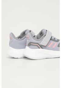 Adidas - adidas - Buty dziecięce RunFalcon 2.0. Nosek buta: okrągły. Zapięcie: rzepy. Kolor: szary. Materiał: syntetyk, materiał, skóra ekologiczna, guma. Szerokość cholewki: normalna #2