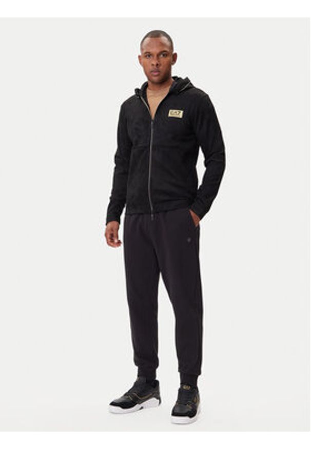 EA7 Emporio Armani Bluza 7M000675 AF16718 UC001 Czarny Regular Fit. Kolor: czarny. Materiał: syntetyk