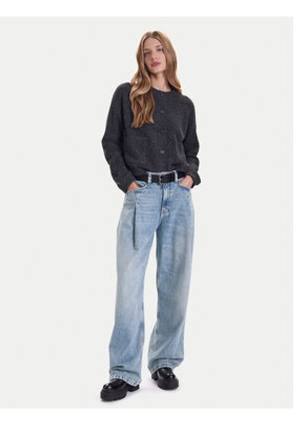 only - ONLY Kardigan Piemonte 15344118 Szary Regular Fit. Kolor: szary. Materiał: syntetyk