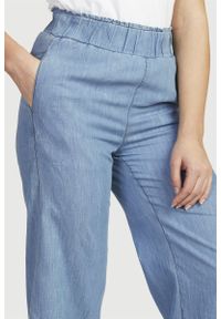 Cellbes - Dżinsowe spodnie typu culotte. Kolor: niebieski. Materiał: tkanina, guma