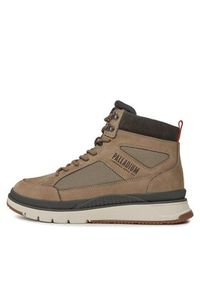 Palladium Sneakersy Pallasider Mid Cuff 08878-377-M Khaki. Kolor: brązowy. Materiał: skóra #6