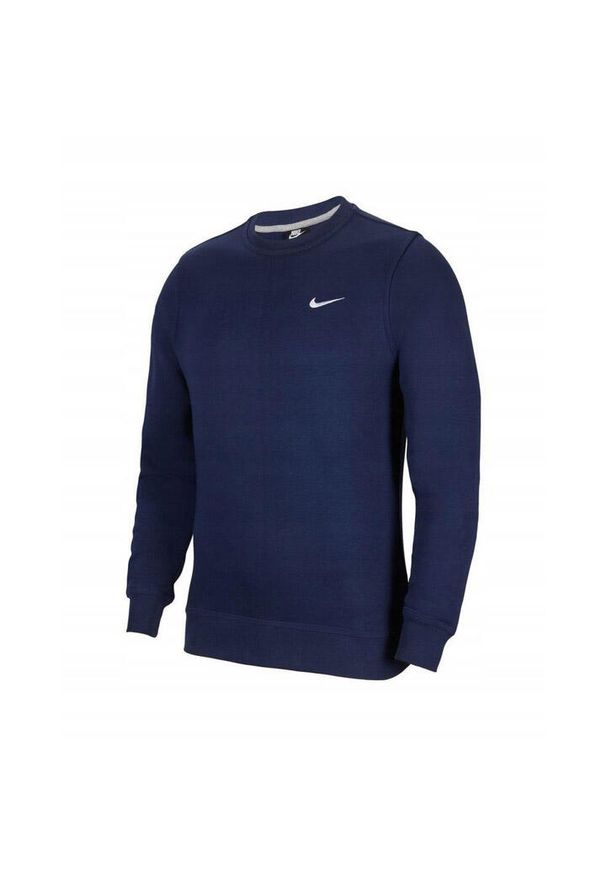 Bluza Sportowa Męska Nike Club Crew-Swoosh. Kolor: niebieski