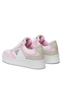 Guess Sneakersy Miram 4 FLJMR4 ELE12 Różowy. Kolor: różowy. Materiał: skóra